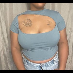 Cut Out Crop Top